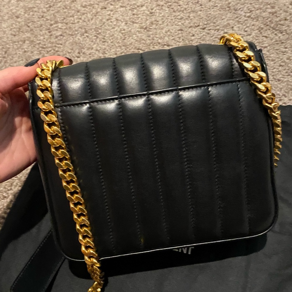 AUTHENTIC YSL VICKY LEATHER CROSSBODY BAG - Picture 5 of 16